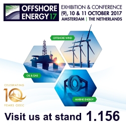 Visit us at Offshore Energy 10 & 11 Oct 2017
