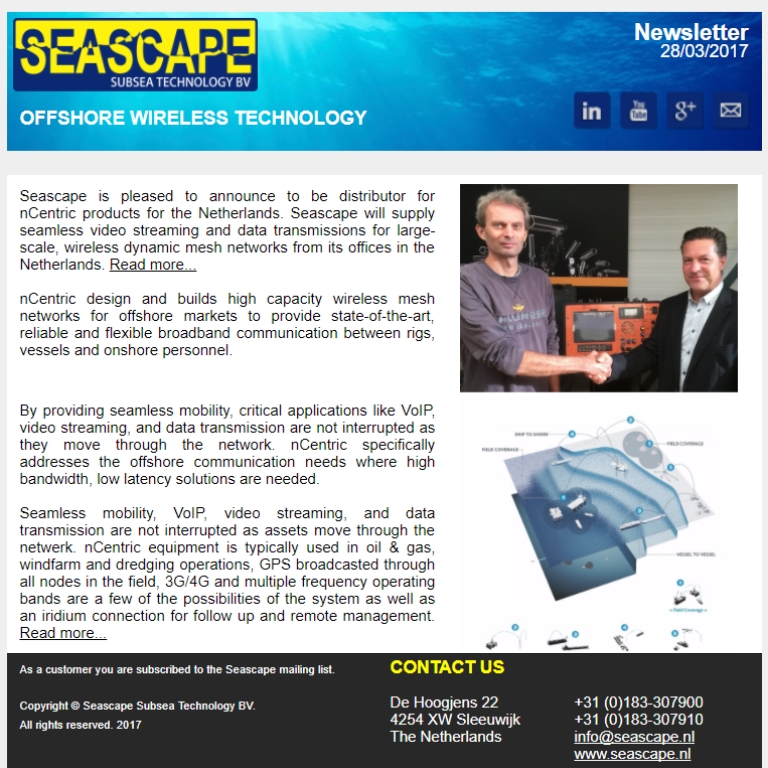 Seascape Newsletters