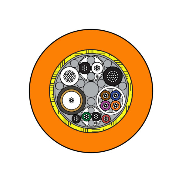 CDUR-06 | Umbilical Cable with Coax, 14 Cores